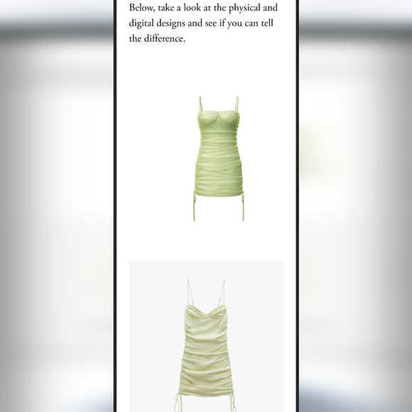 ZARA limited edition adjustable length ruched gathered satin dress - Picture 10 of 10